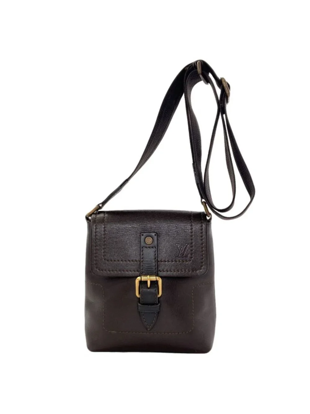 Louis Vuitton Utah Yuma Shoulder Bag Leather